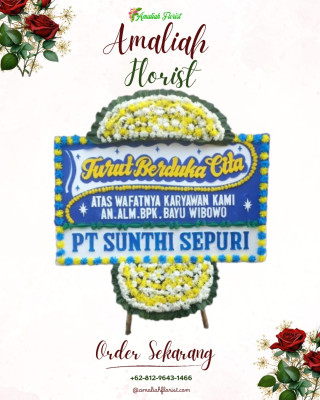 Papan Bunga Duka di Batuceper