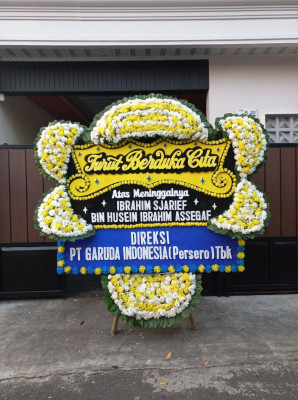 Papan Bunga Duka di Batuceper